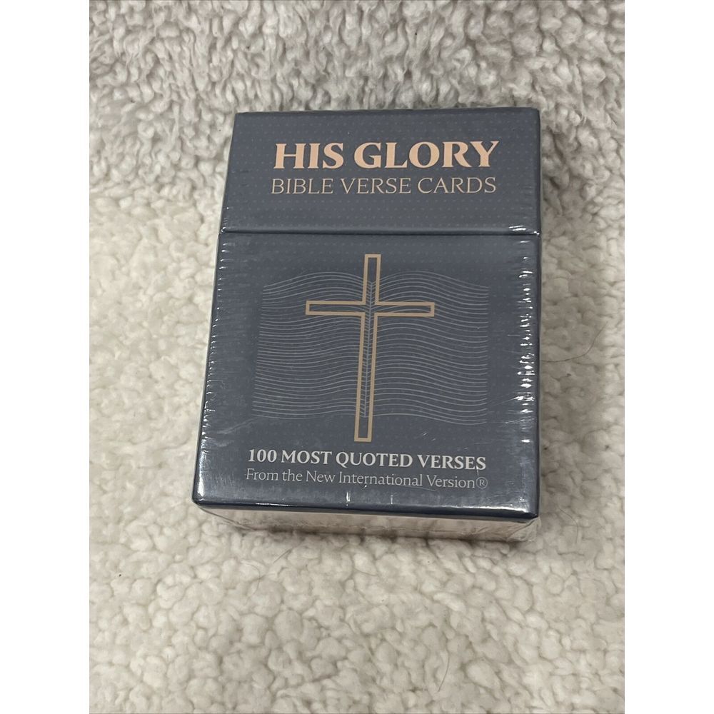 HIS GLORY‎ - Bible Verse Cards - 100 Most Quoted Bible Verses - New/ Sealed